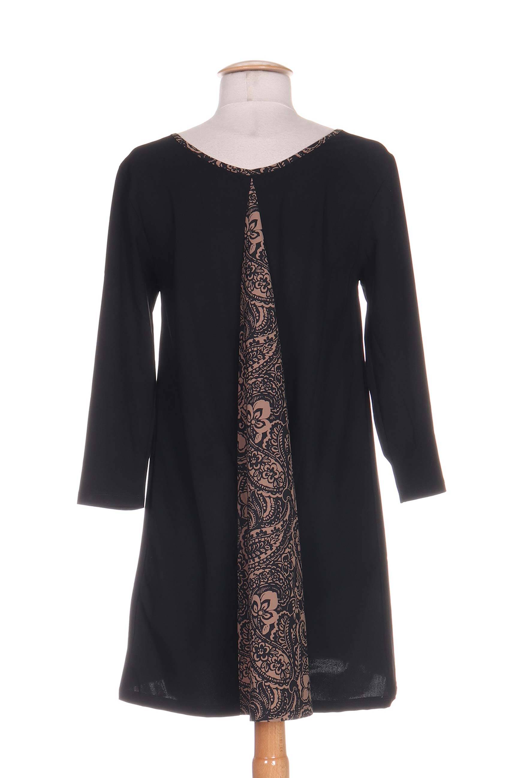 G Oze Tuniquemanchelongue Femme couleur noir