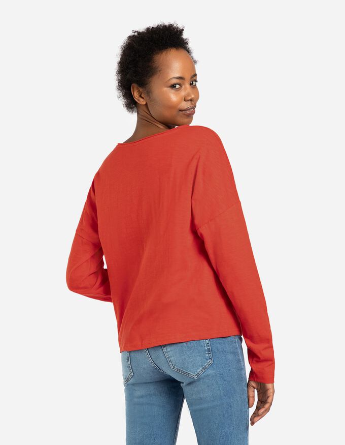 Langarmshirt - Baumwolle