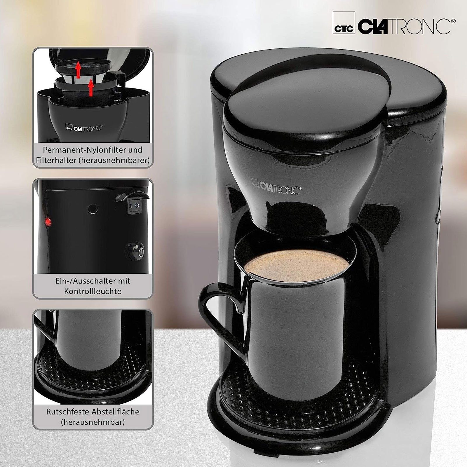 CLATRONIC Filterkaffeemaschine KA 3356