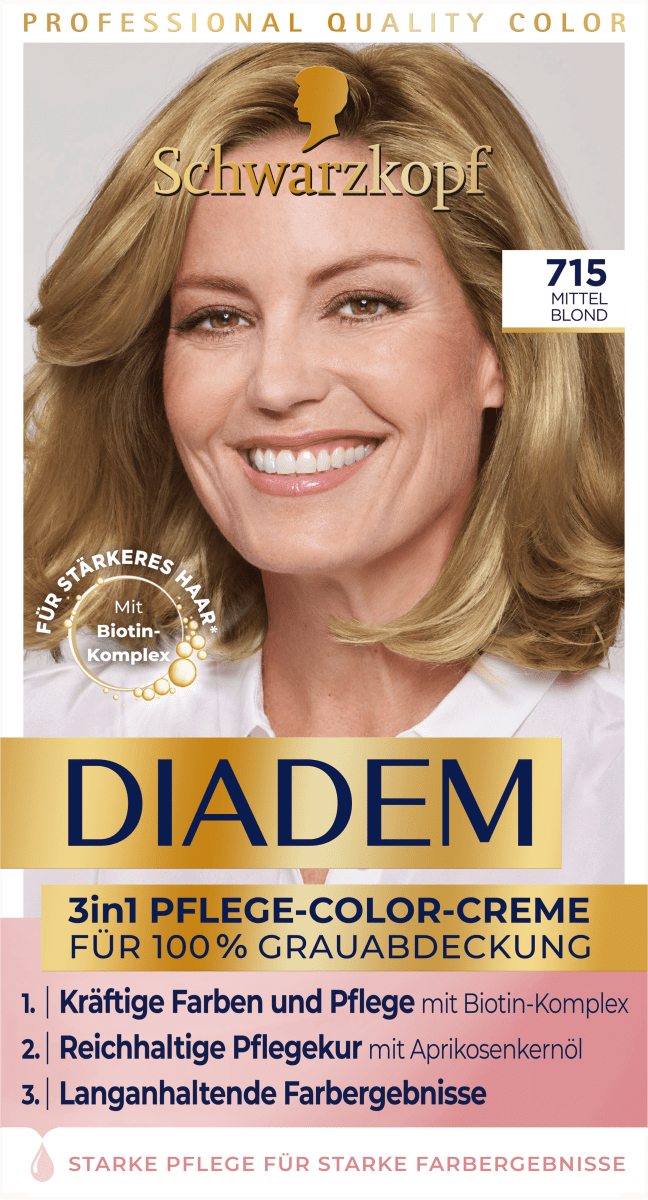Haarfarbe 715 Mittelblond, 1 St
