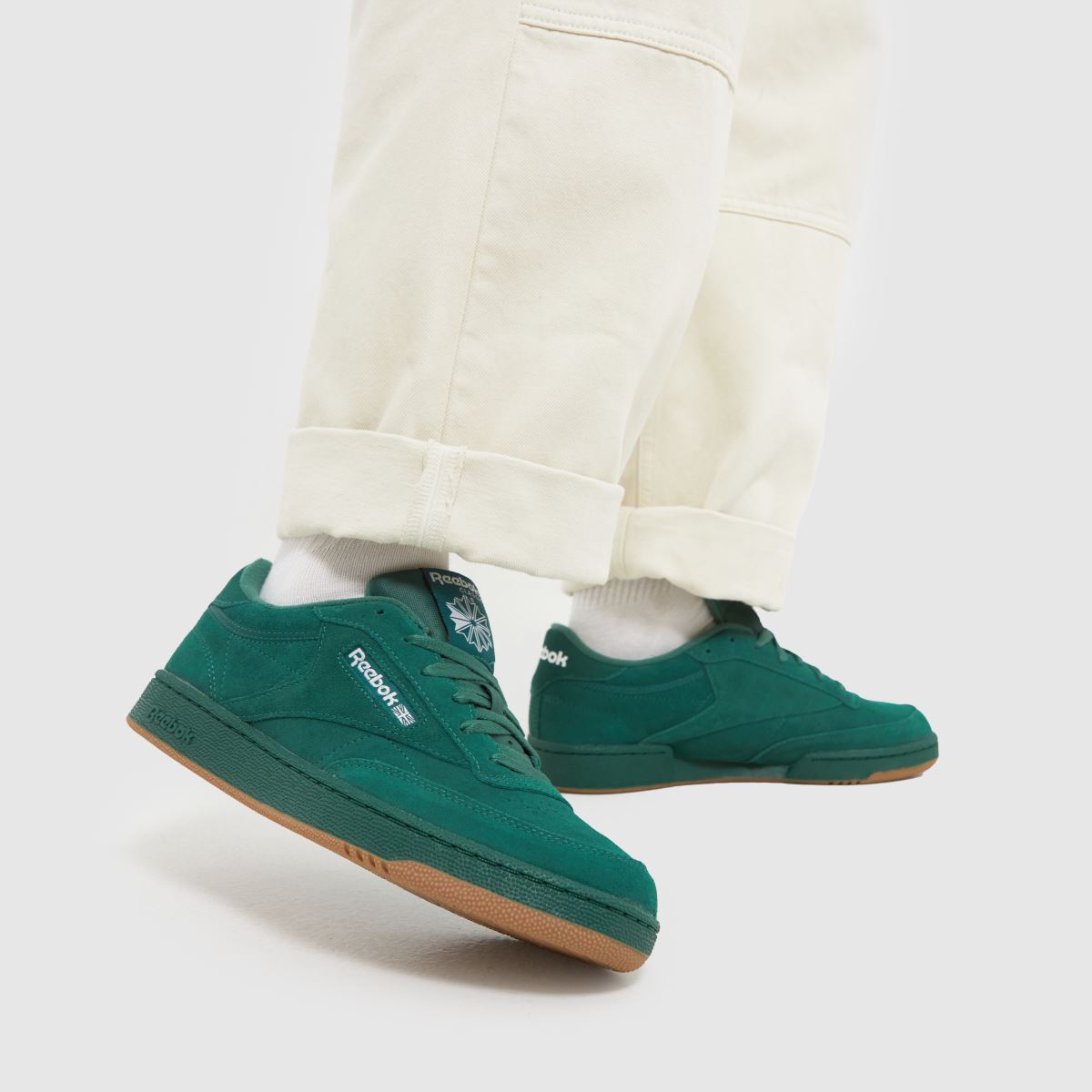 Reebok Club C 85 – Gröna träningsskor