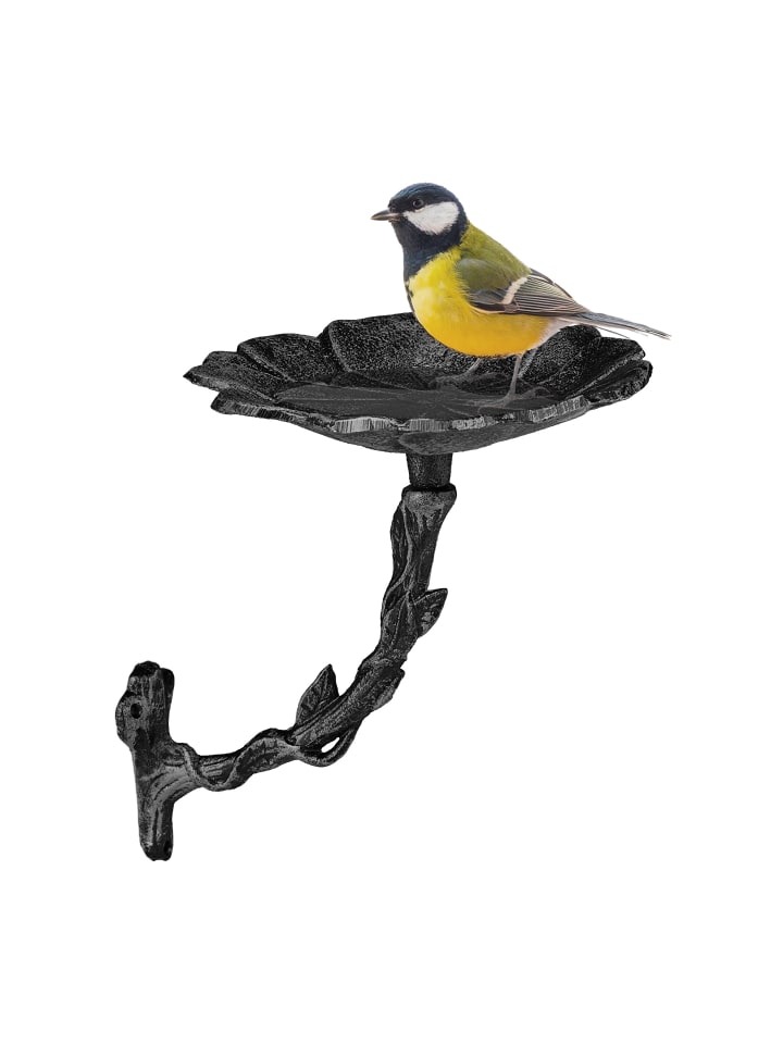 relaxdays Vogeltränke in Schwarz/ Silber günstig kaufen onesize