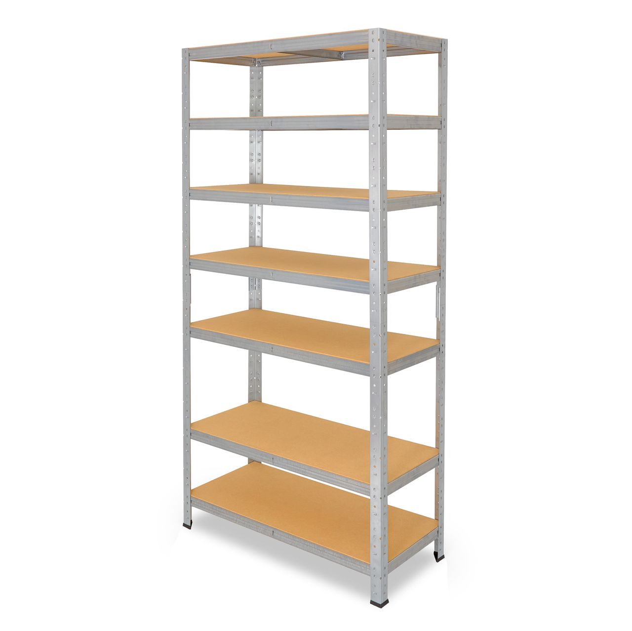 Shelfplaza HOME 200x120x23cm Schwerlastregal in verzinkt mit 7 Böden