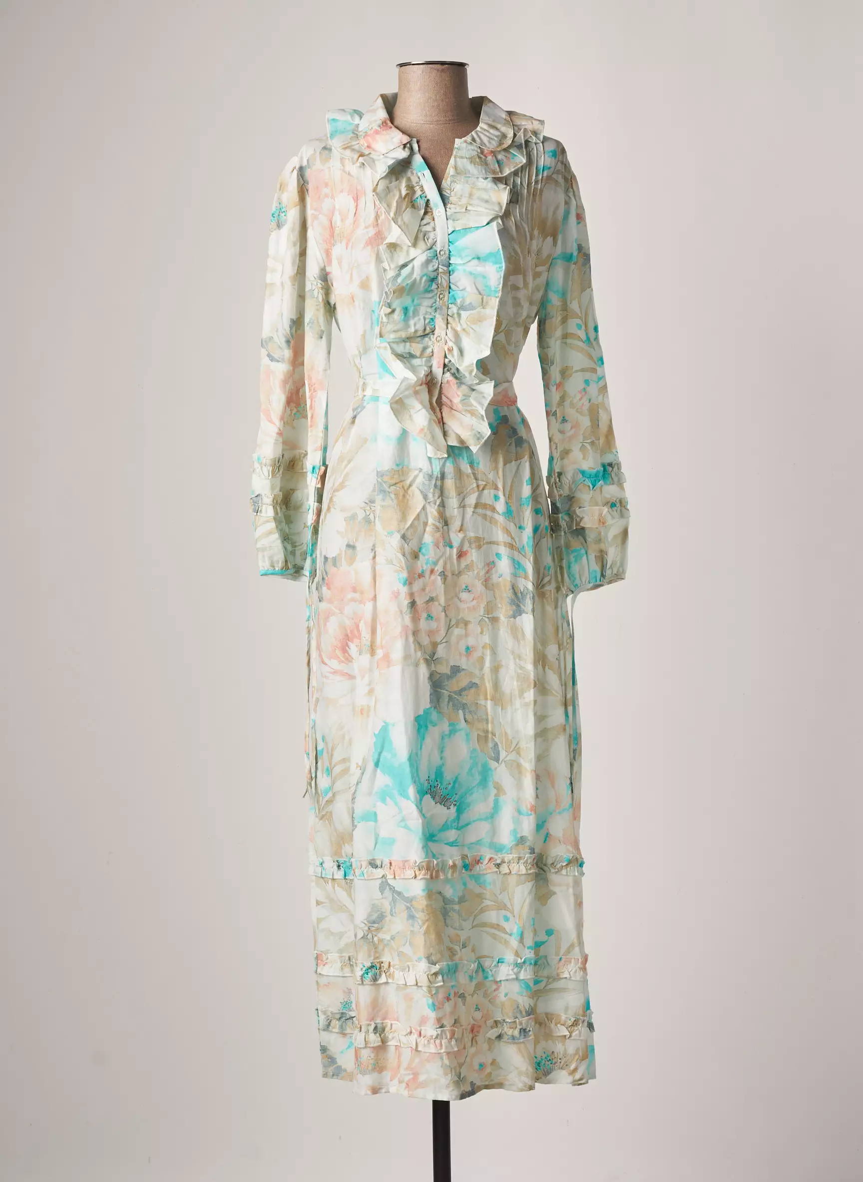 Leonie Robes Longues Femme couleur bleu