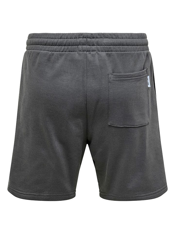 ONLY & SONS Sweatshorts in Anthrazit günstig kaufen
