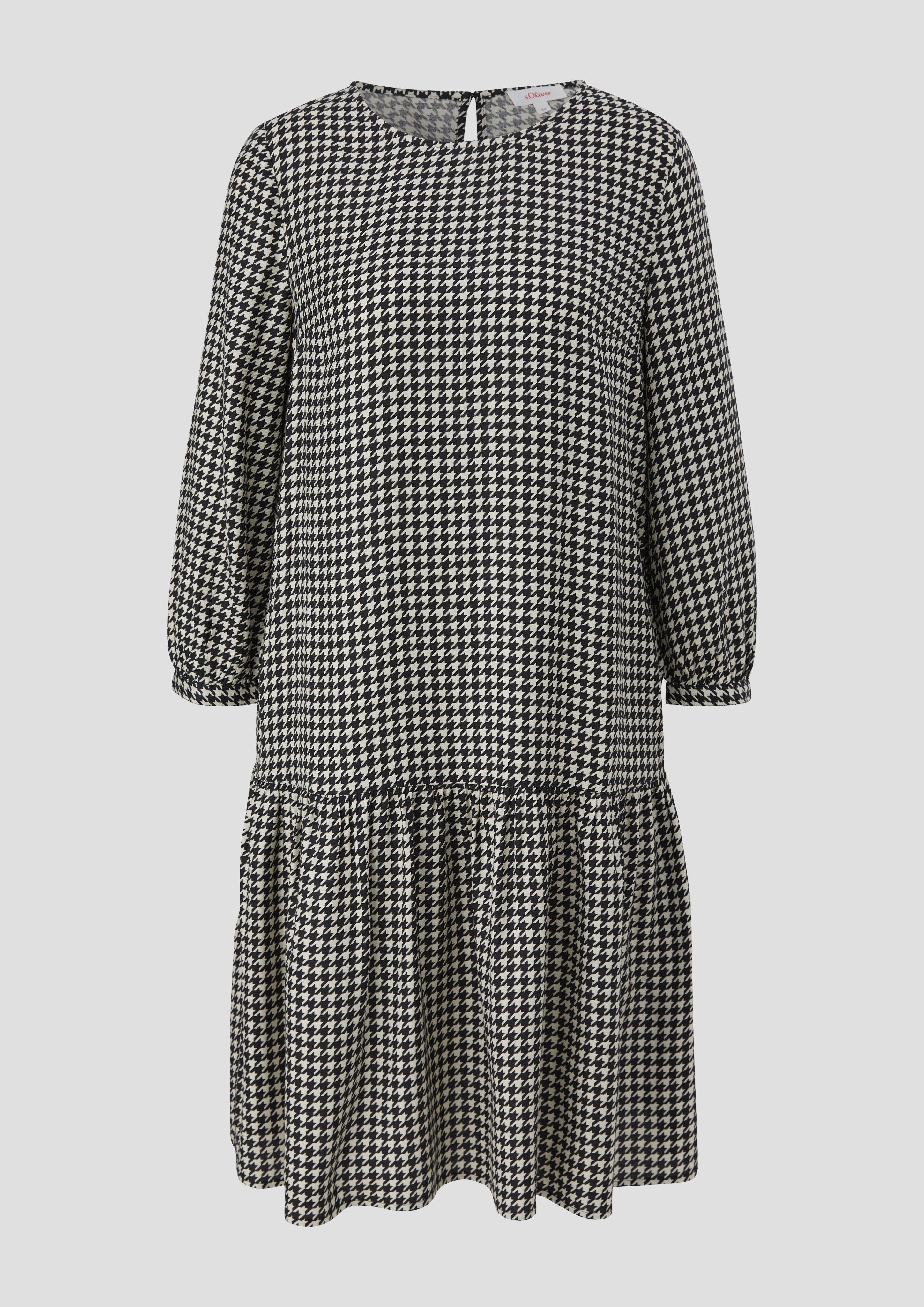 Twill-Kleid aus Viskosemix  2139053-99R4