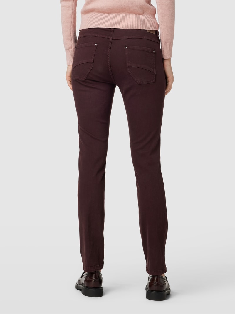 Slim Fit Jeans mit Stretch-Anteil Modell 'TWIGY' in aubergine