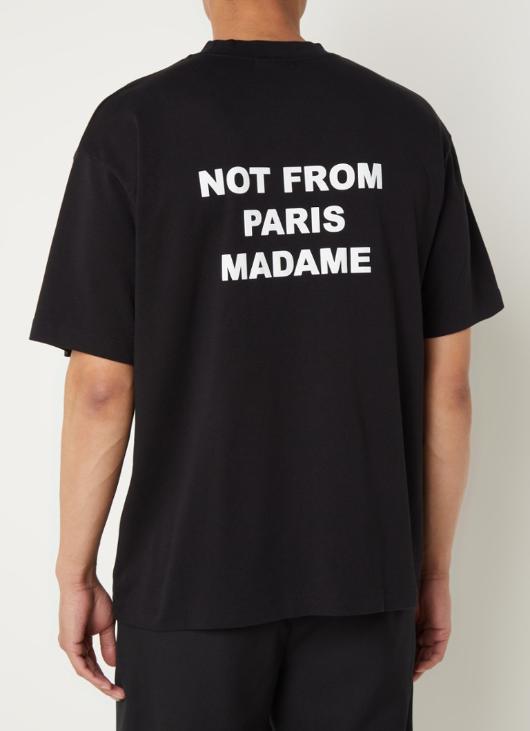 Divertente t-shirt Mr. Le con stampa sul davanti e sul retro