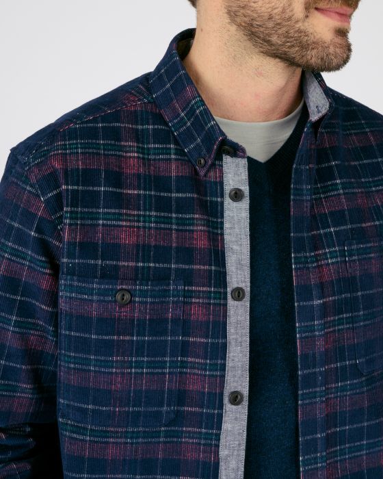 Surchemise ample manches longues velours
