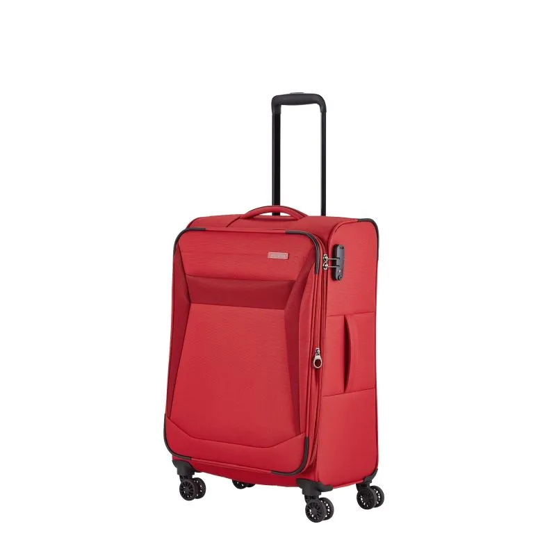 Travelite CHIOS Trolley mit 4 Rollen Größe M - Rot
