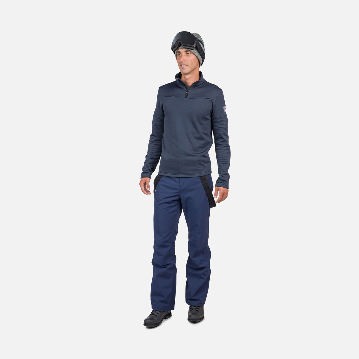 Resort Herren-Baselayer mit halbem Reißverschluss