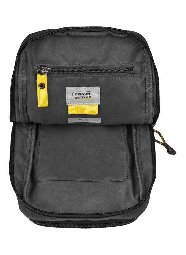 camel active, Rucksack, Nylon wasserabweisend, schwarz