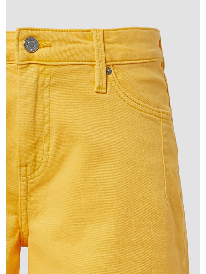 s.Oliver Jeans-Hose kurz in Gelb günstig kaufen