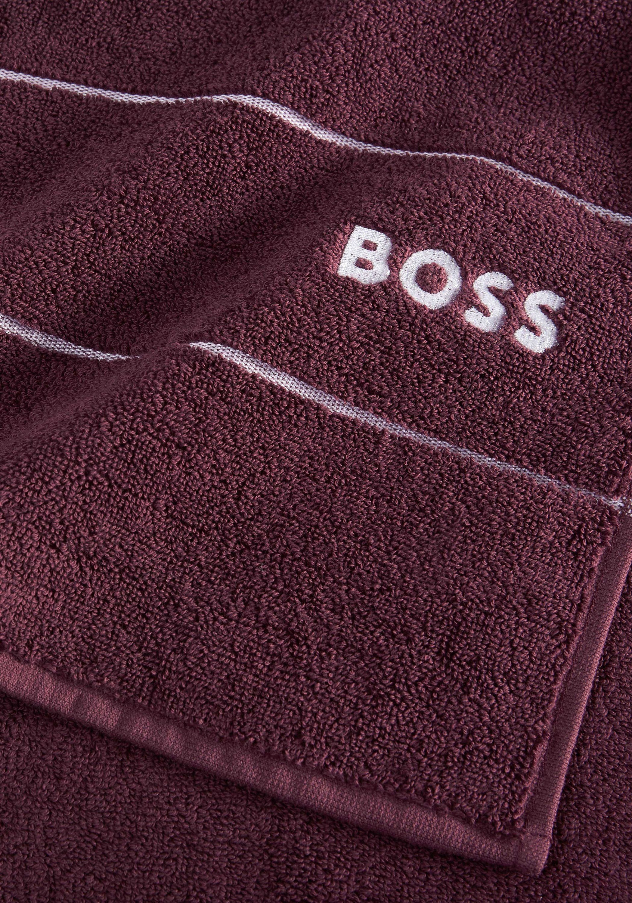 Hugo Boss Home Duschtuch PLAIN, mit modernem Design
