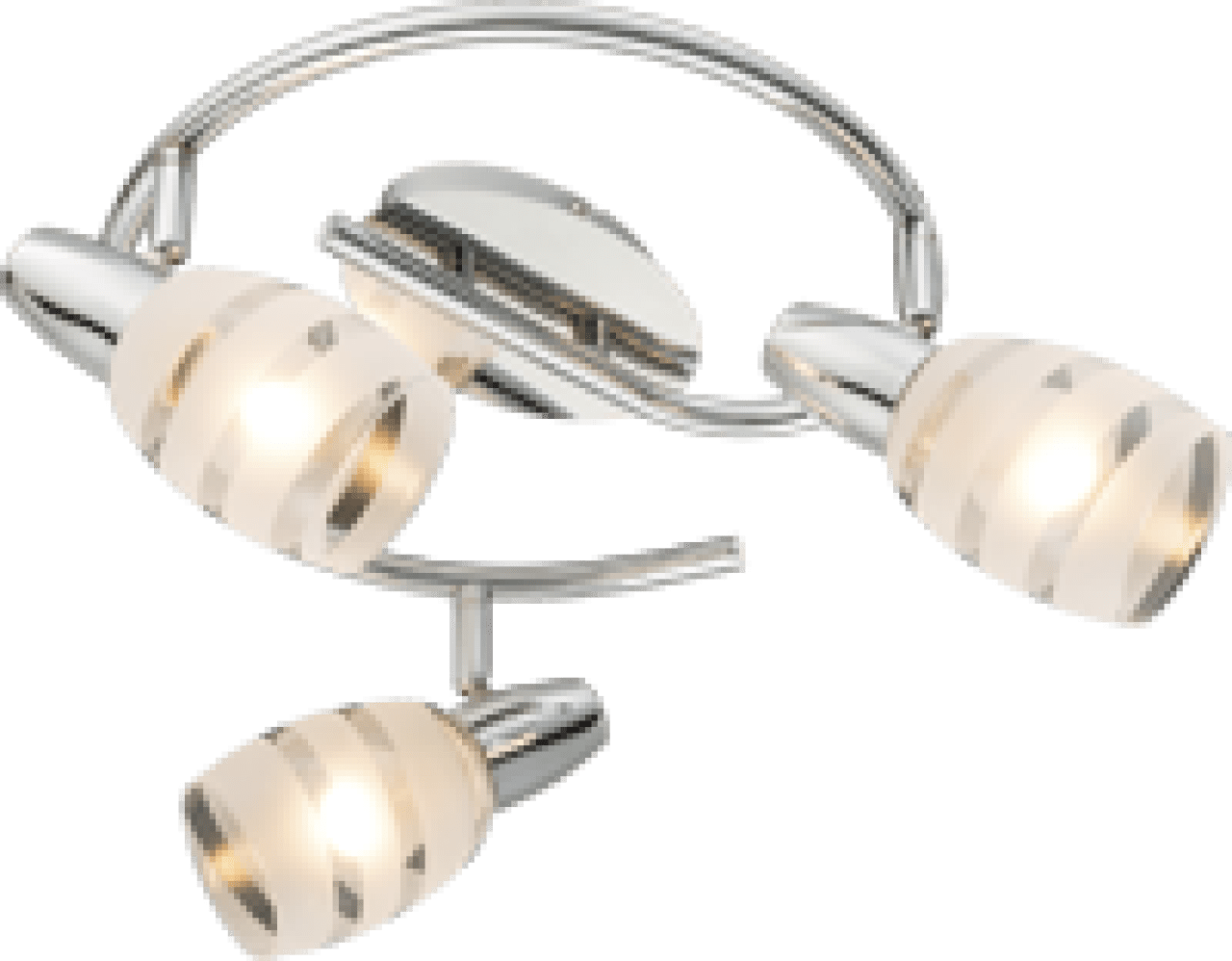Globo Lighting - ROY - Strahler Metall verchromt, 3x E14
