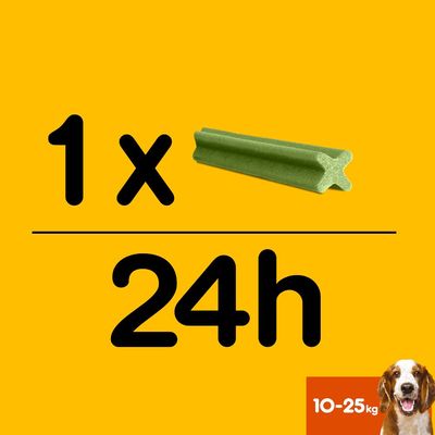 Sparpaket! 168 x Pedigree DentaStix Tägliche Zahnpflege / Fresh