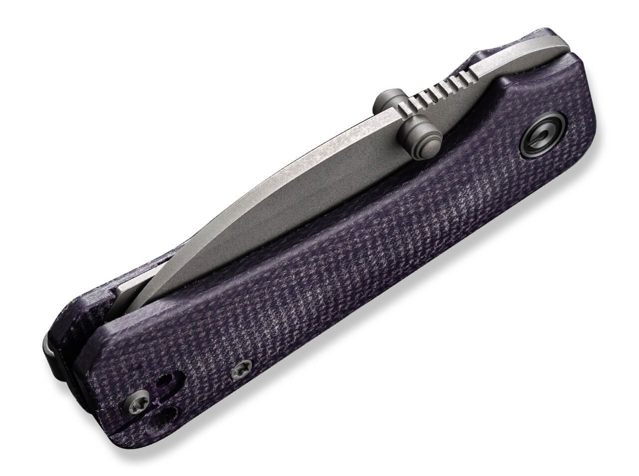 Baby Banter Wharncliffe Micarta Purple