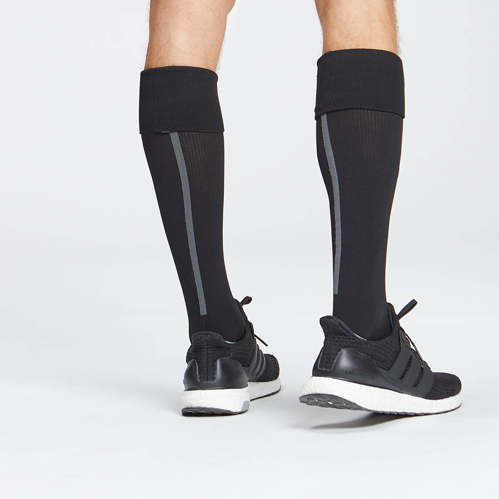 Chaussettes de football pleine longueur MP – Noir