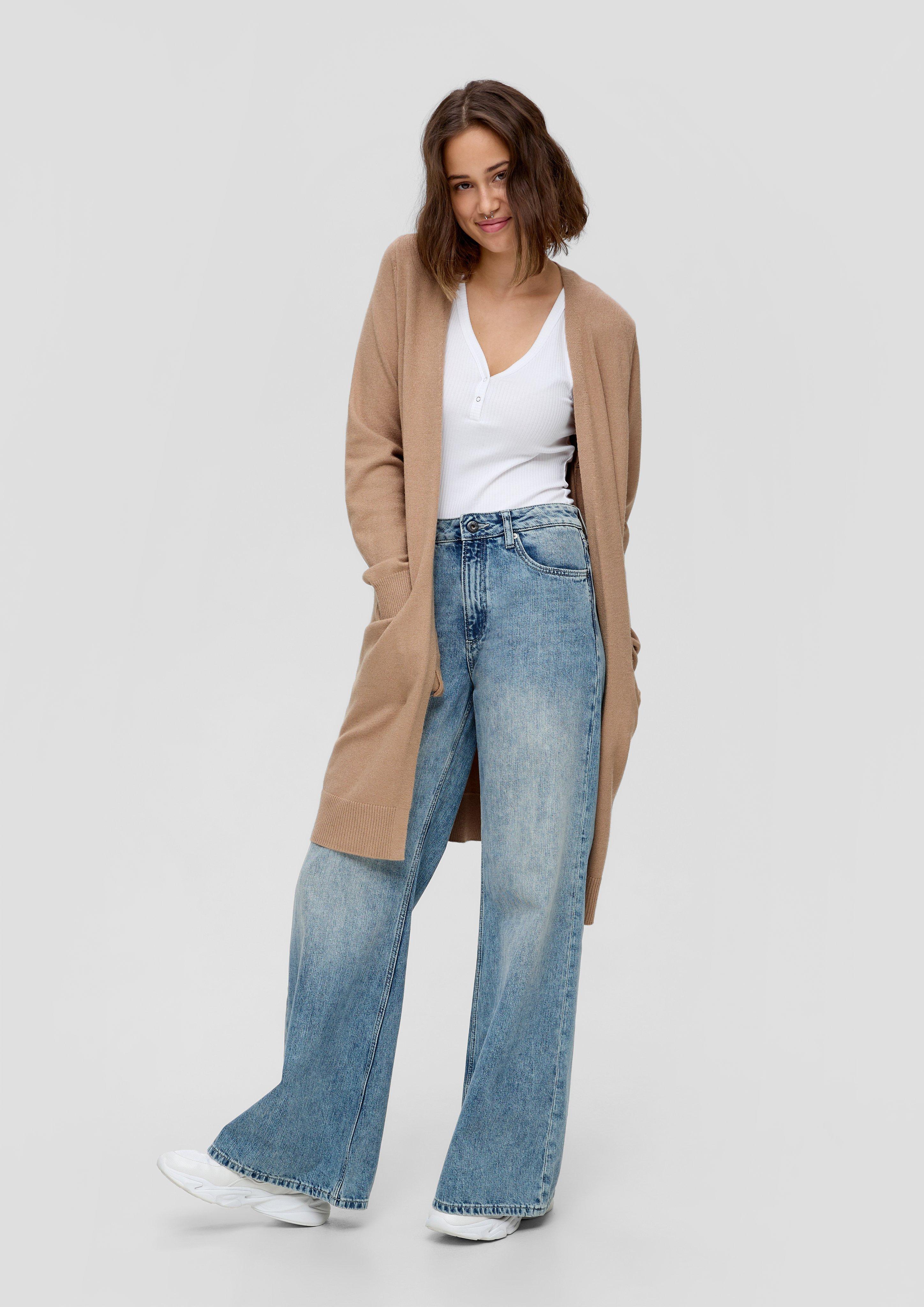 Strickjacke aus Viskosemix  2133361-82W0