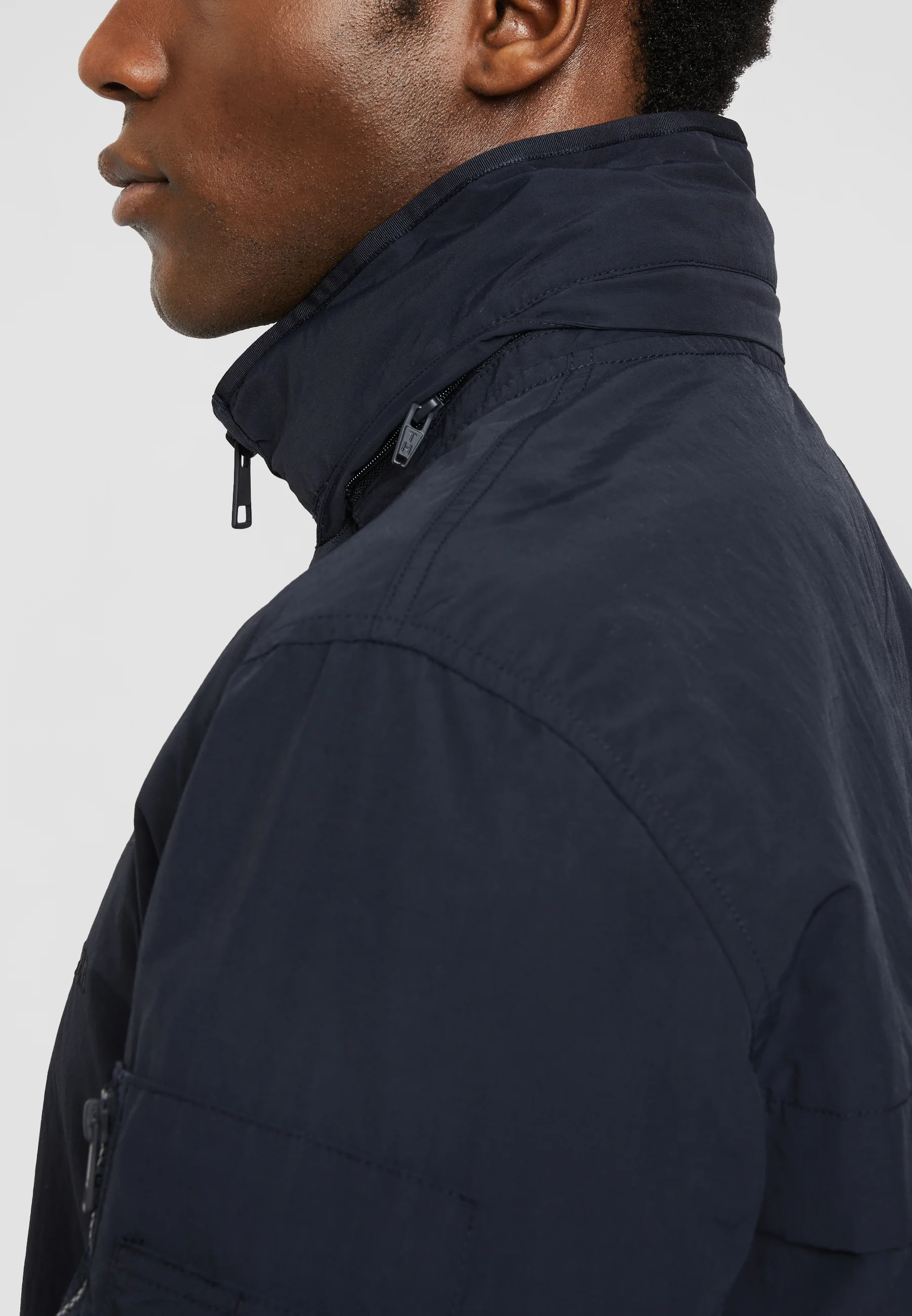 Tommy Hilfiger Chaqueta de cuello alto mixto - Chaqueta ligera