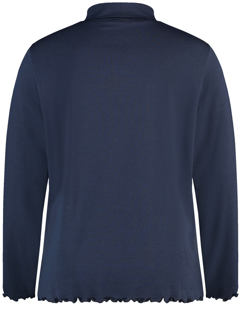 Longsleeve mit Stehkragen