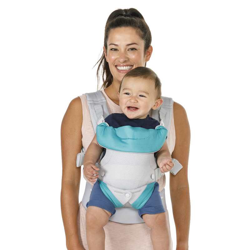 Porte-bébé Flip Ergo 4 en 1 Convertible Air gris et bleu mesh Infantino