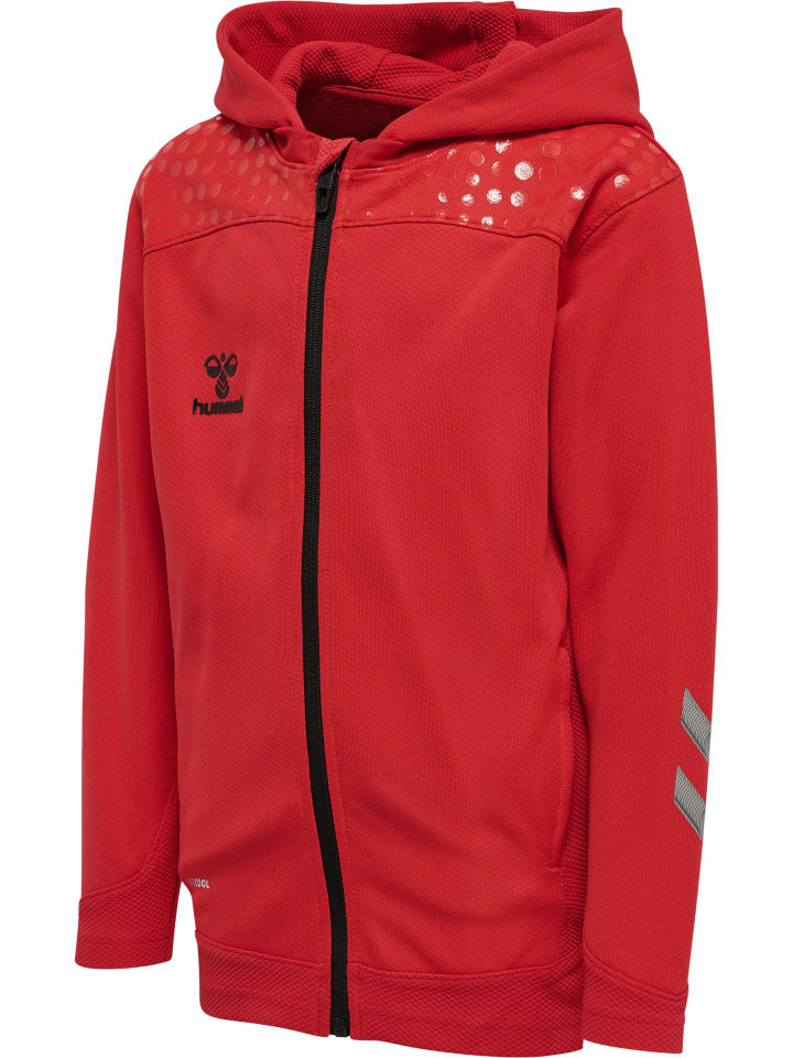 Hummel Hummel Reißverschluss Kapuzenpullover Hmllead Kinder in TRUE RED günstig kaufen 176