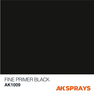 AK Spray Fine Primer Black Spray (400 ml)