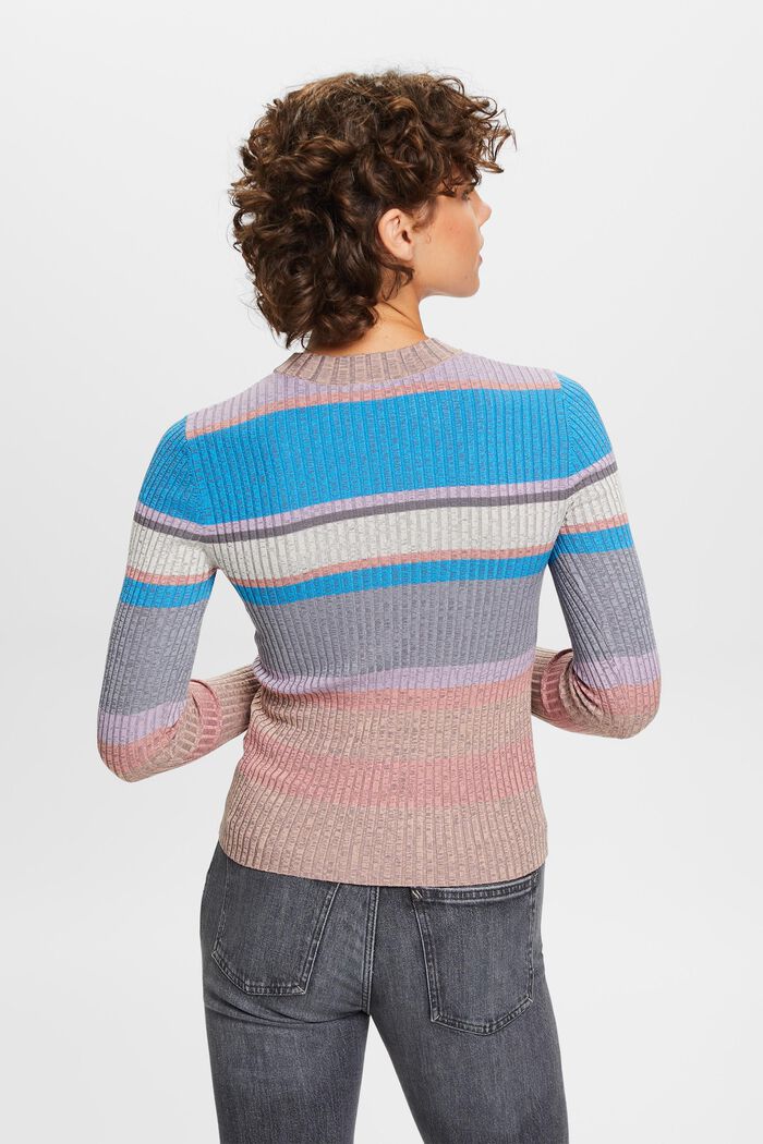 Gestreifter Strickpullover, LENZING™ ECOVERO™