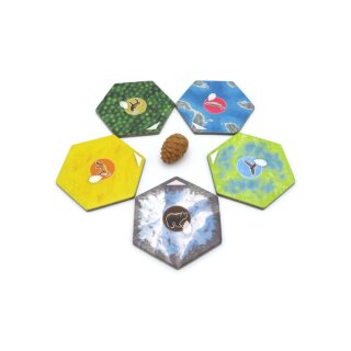 Nature Tokens for Cascadia – 25 Pieces