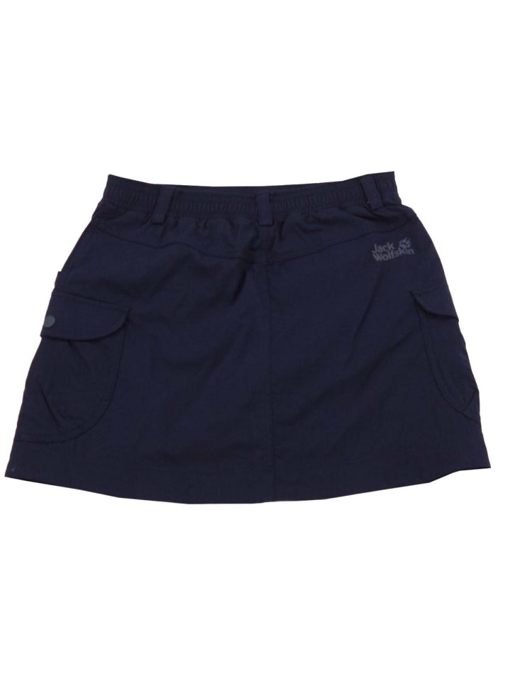 Jack Wolfskin Kleid Röcke Treasure Hunter Skort in Blau günstig kaufen 128