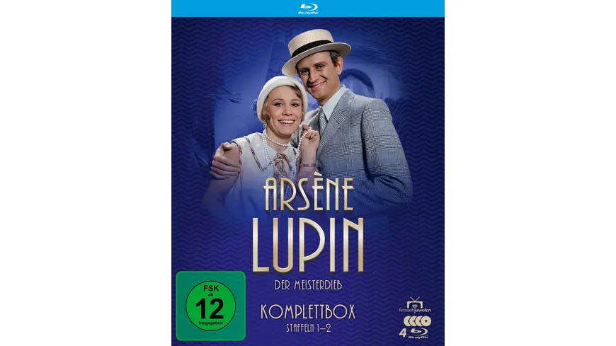 Arsène Lupin - Der Meisterdieb - Komplettbox (Staffeln 1-2) (Fernsehjuwelen)  [4 BRs]