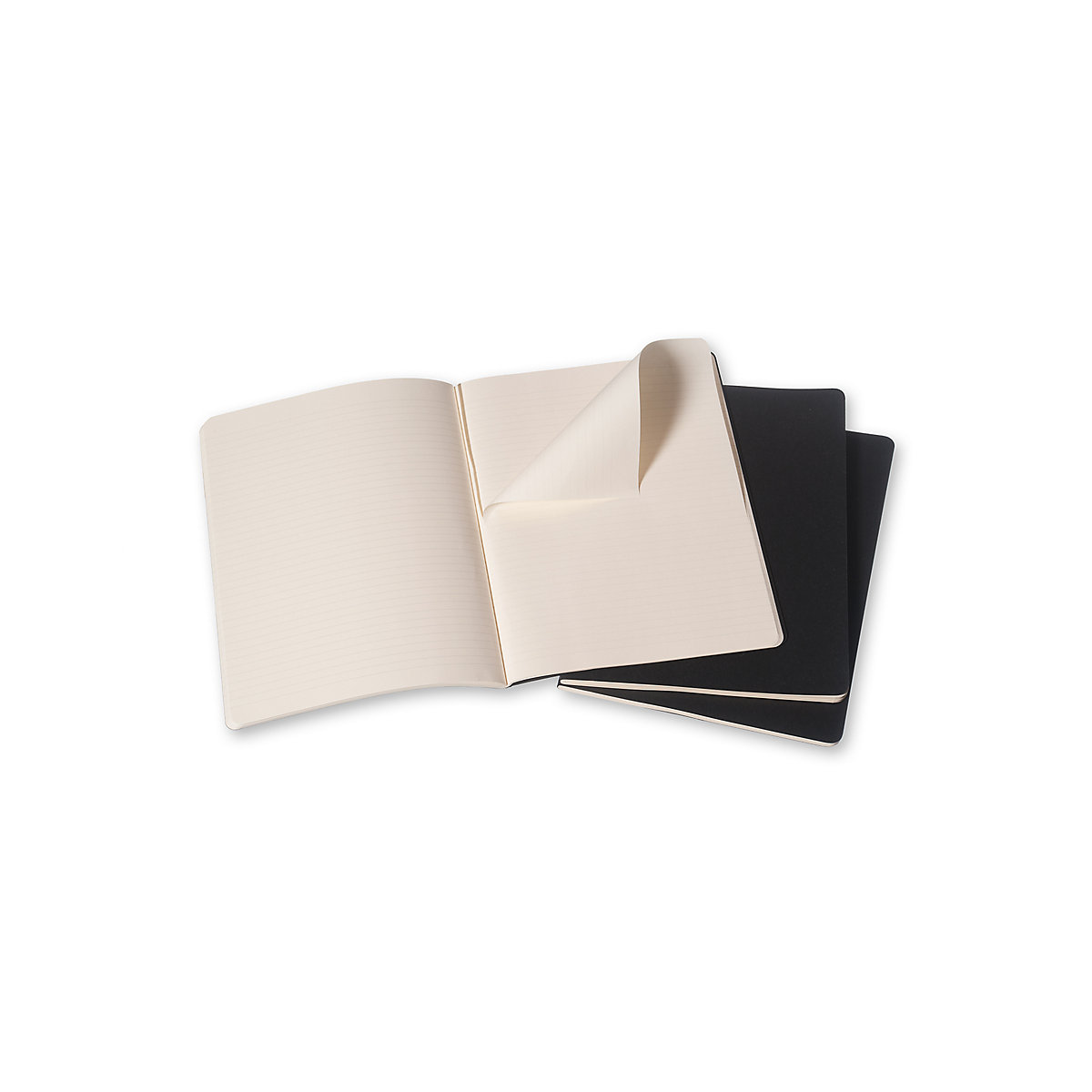 Notizbücher Cahier- XL- 3er Set- Liniert Notizbücher