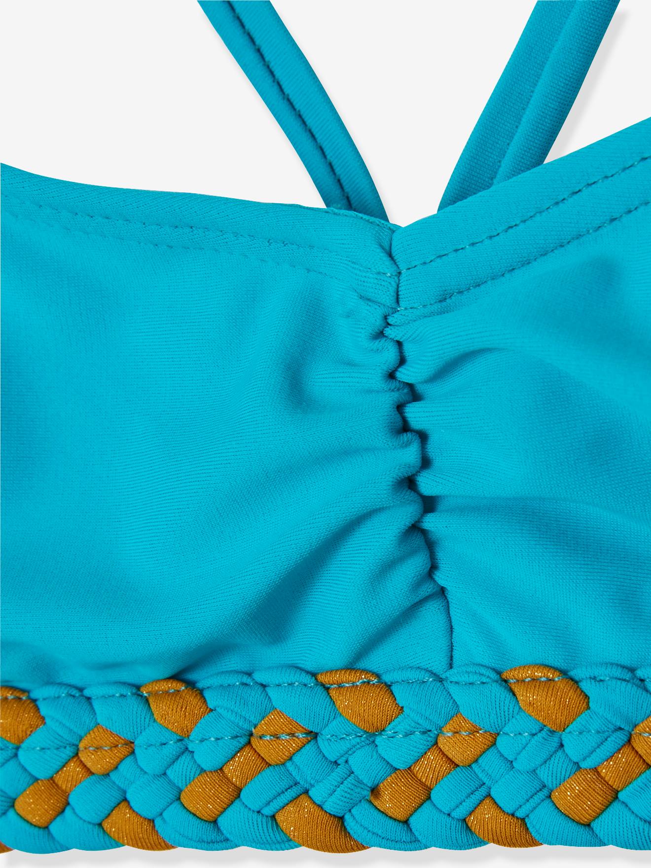 Vertbaudet Bikini für Mädchen - türkis