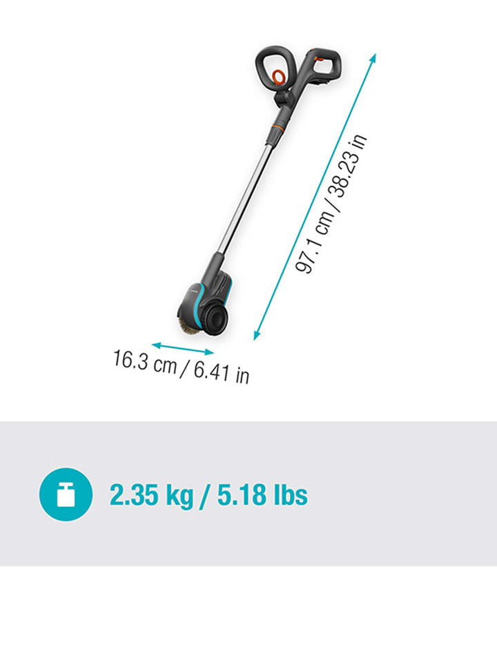 Gardena Akku-Fugenbürste EasyWeed 1800/18V P4A solo in Schwarz günstig kaufen onesize