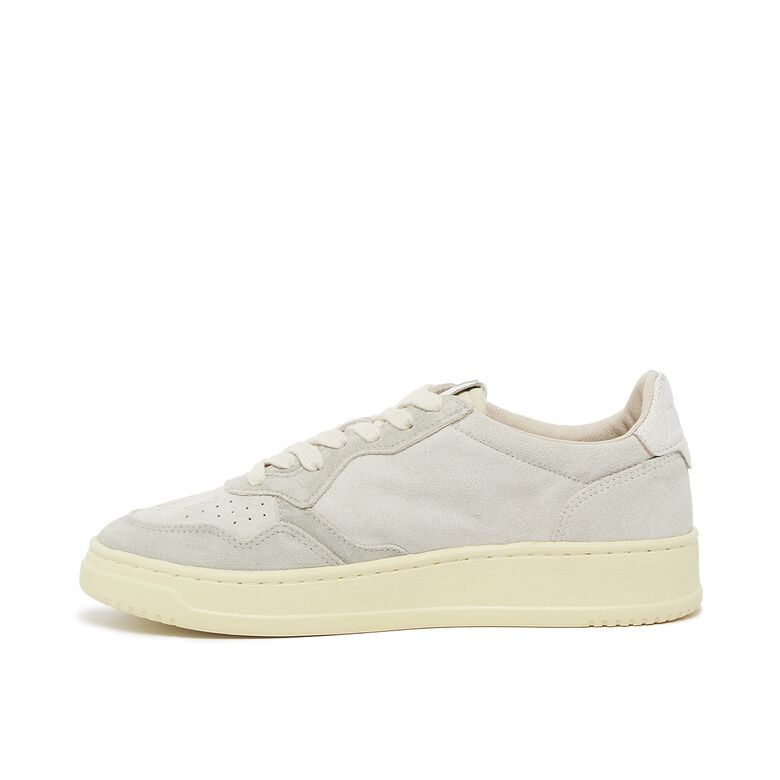 Autry Wmns Medalist Low mixsuede cream/wht