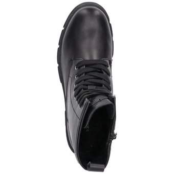 Via della Rosa Schnür Boots in schwarz