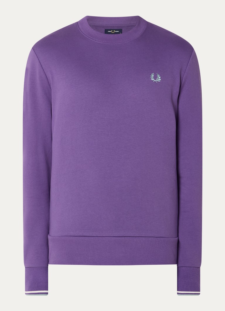 Pulover Fred Perry cu logo brodat