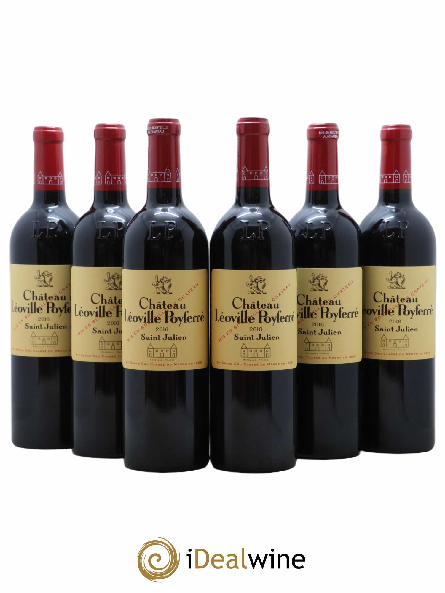 Château Léoville Poyferré 2ème Grand Cru Classé  2016 - Lot de 6 Bouteilles
