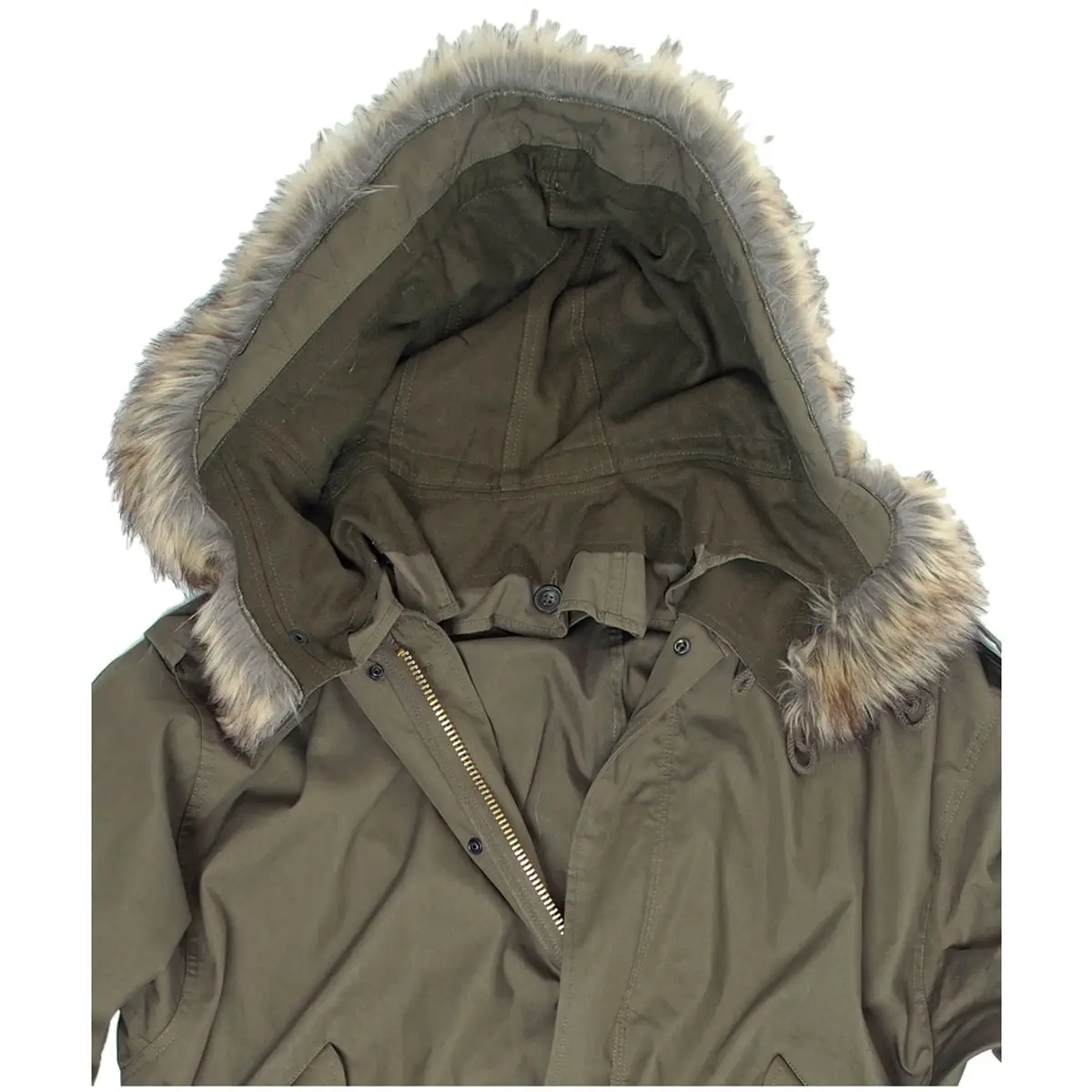Pelzkapuze für M51 Parka oliv