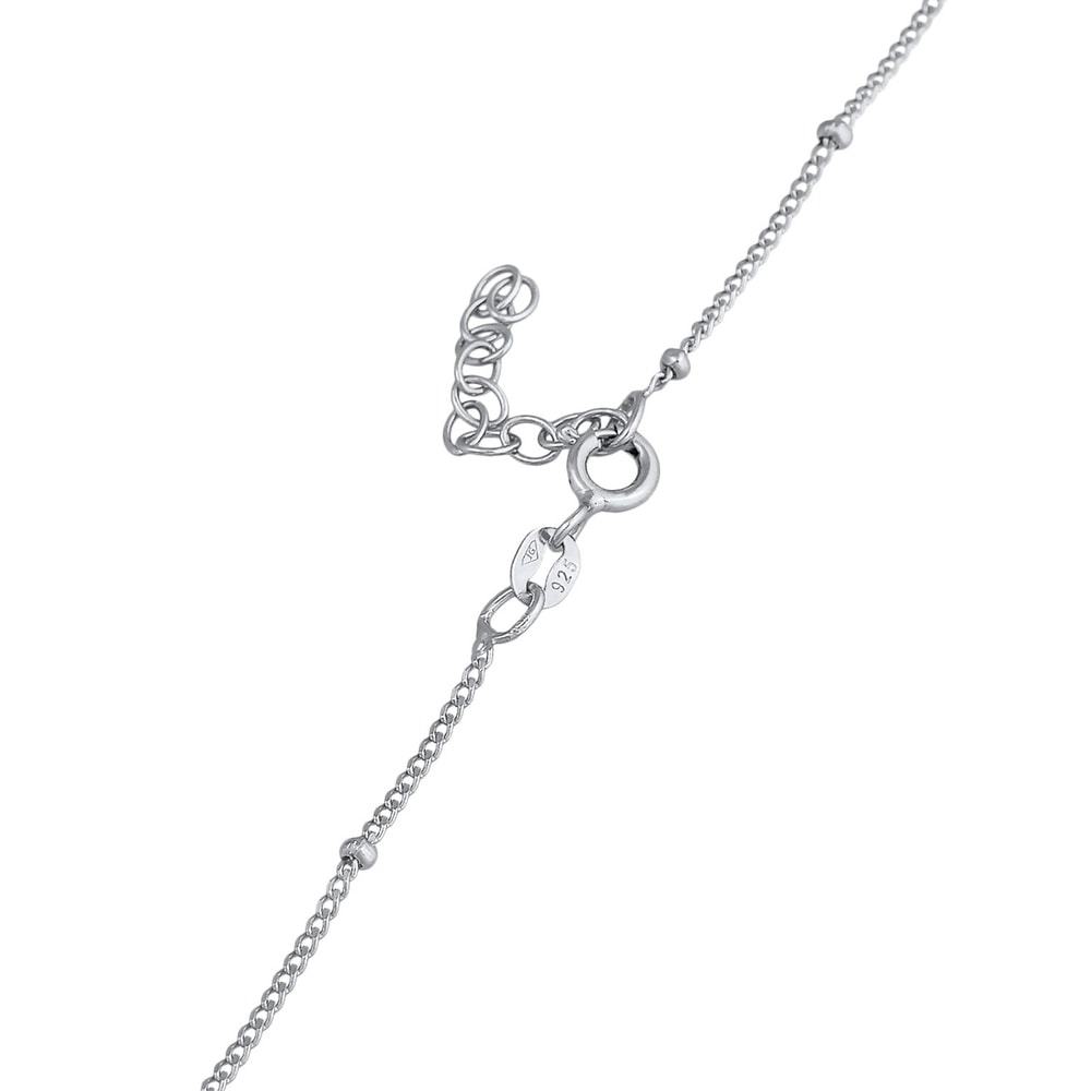 Elli Elli Collier Femmes Choker Coeur Amour Simple en Argent Sterling 925 collier