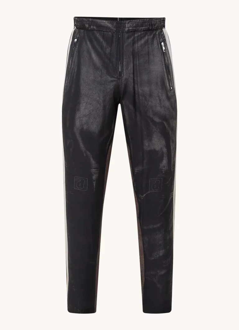Pantaloni sport cu imprimeu dreaptă Diesel P-After