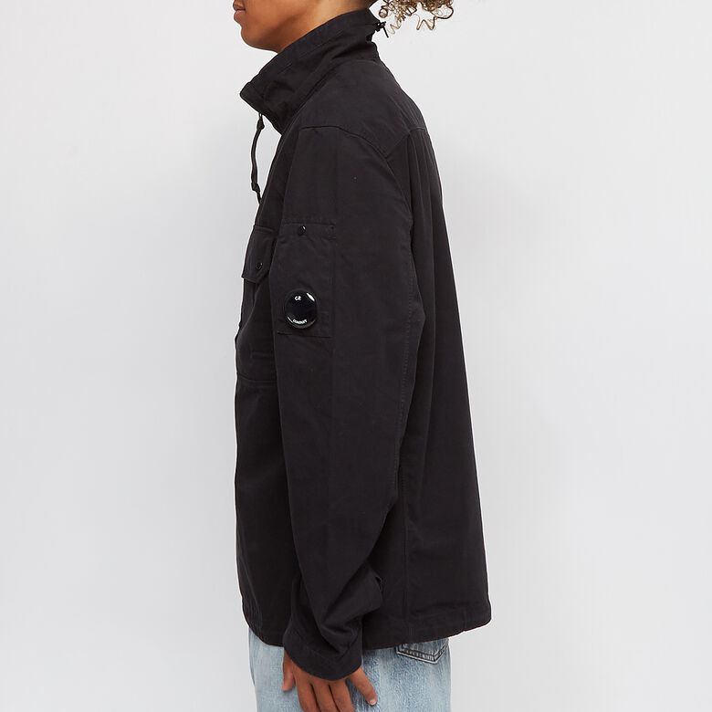 C. P. Company Heavy Popeline Emerized Anorak Black