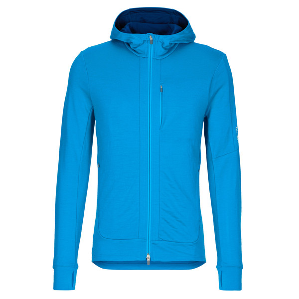 M QUANTUM III LS ZIP HOOD Herren - Wolljacke