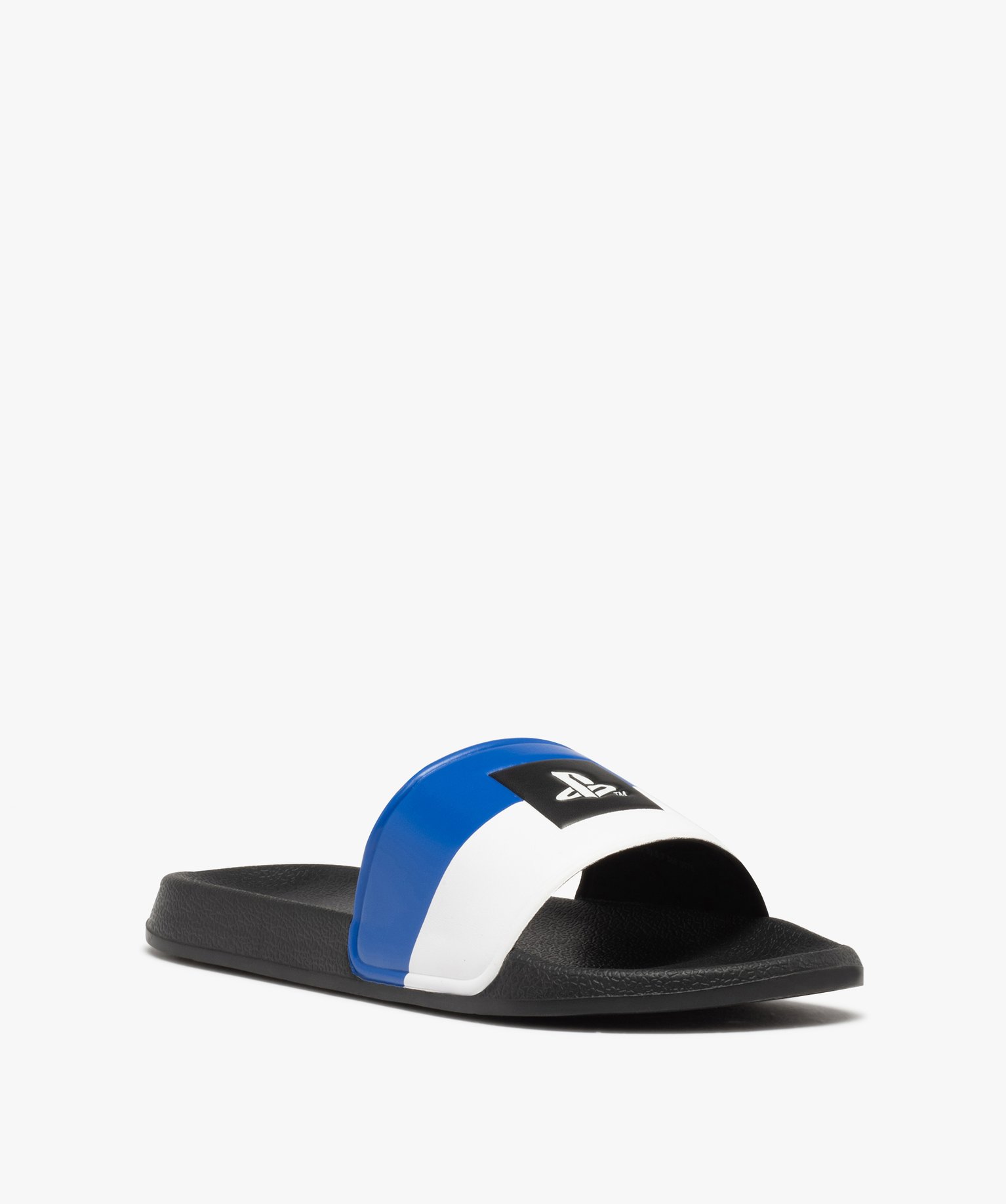 Mules de piscine homme à bandeau imprimé – Play Station bleu | GEMO