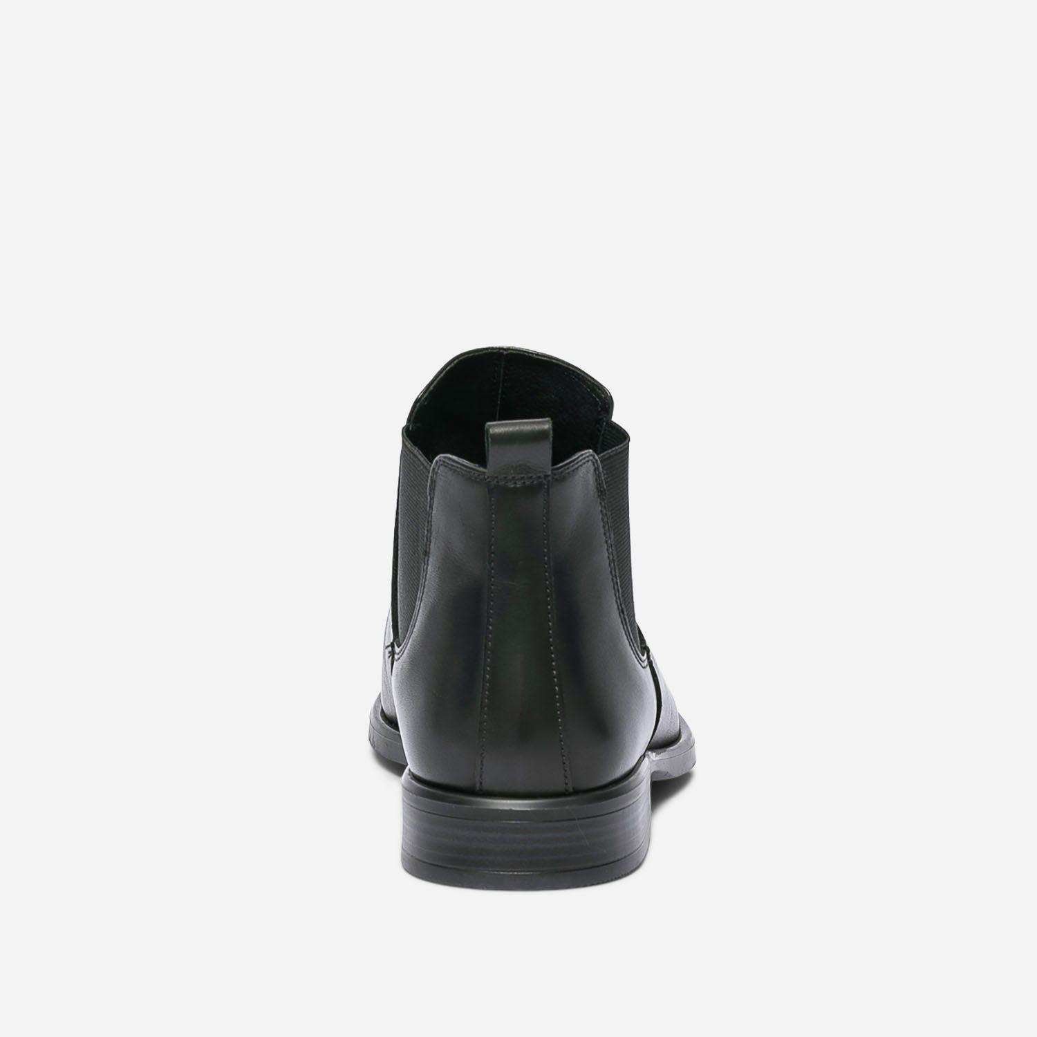Chelsea boots ERAM FLEX noir en cuir éco-conçu