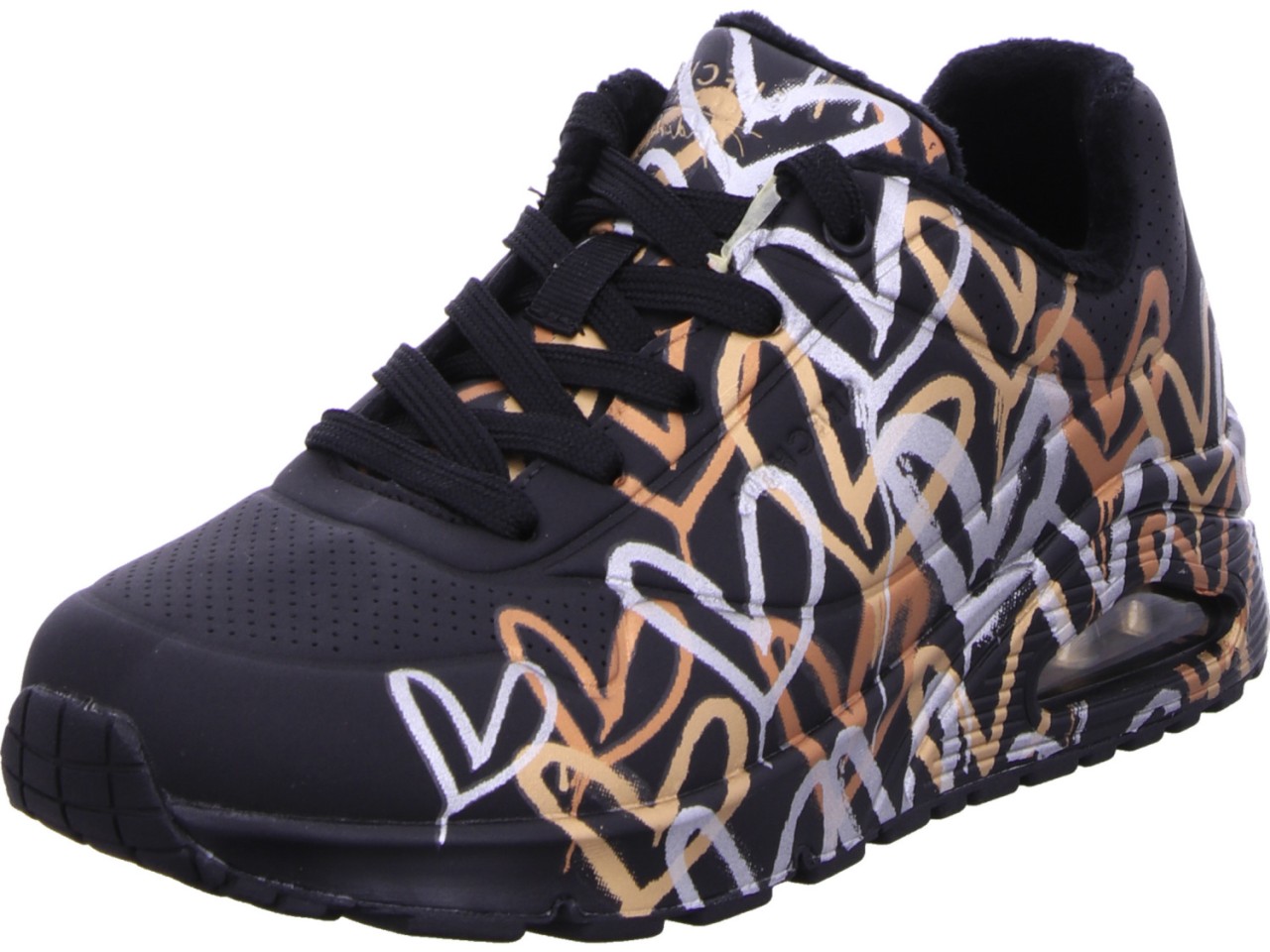 SKECHERS Freizeit Schnürer schwarz