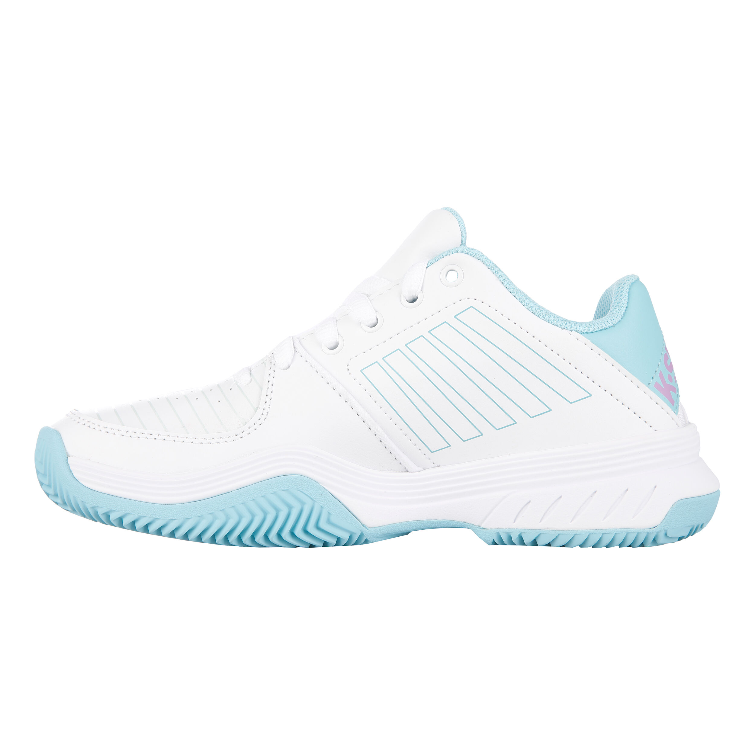 Court Express Sandplatzschuh Damen - Weiß, Hellblau