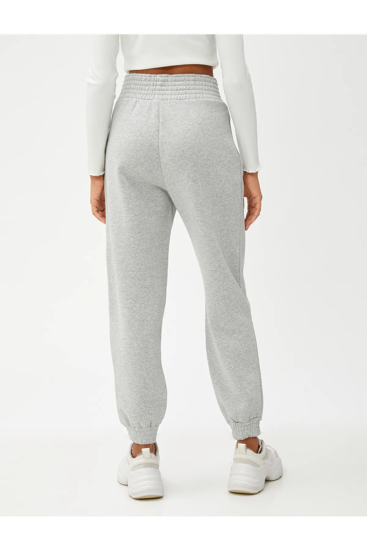 Koton  Jogger-Jogginghose mit hoher Taille und detaillierten Taschen