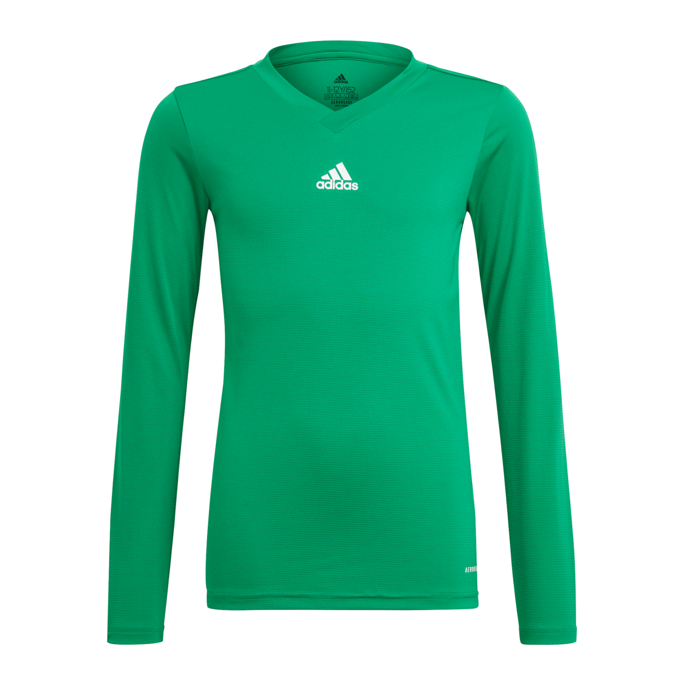 adidas Team Base Top langarm Kids Dunkelgrün